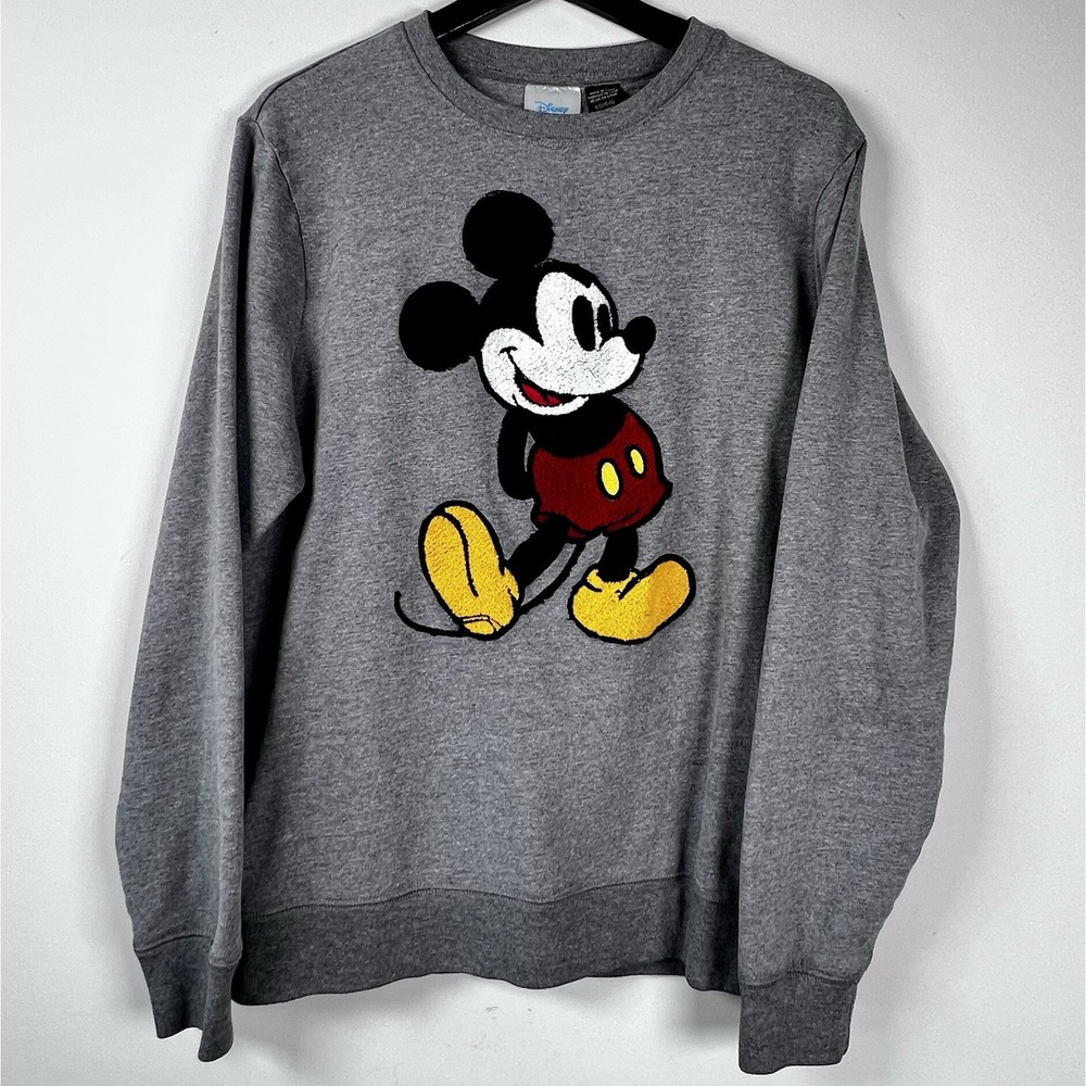 Disney Gray Mickey Mouse Sweatshirt